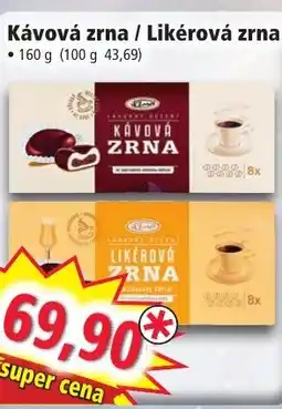 Norma Kávová zrna / Likérová zrna nabídka