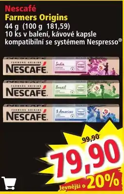 Norma Nescafé Farmers Origins nabídka