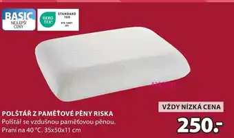 JYSK Polštář z paměťové pěny Riska nabídka