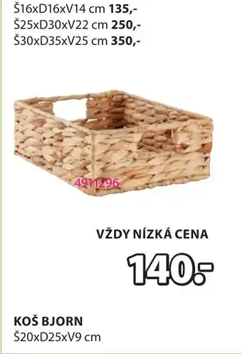 JYSK Koš Bjorn nabídka