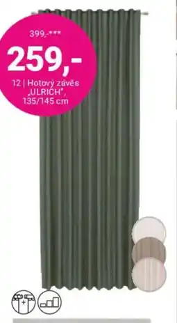 Möbelix Hotový závěs ULRICH nabídka