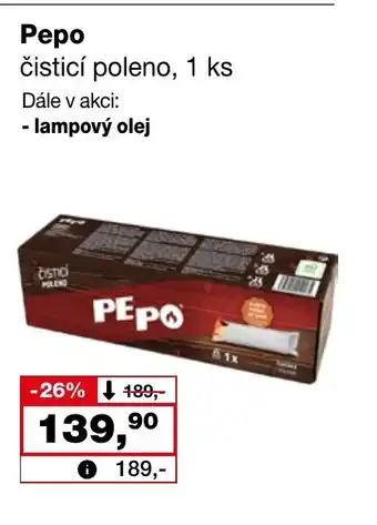 Ráj drogerie PEPO čisticí poleno nabídka