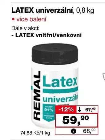 Ráj drogerie LATEX univerzální nabídka