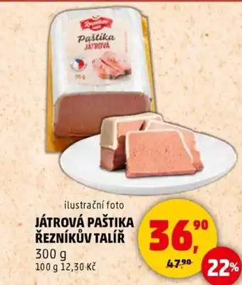 Penny Market Játrová paštika řezníkův talíř nabídka