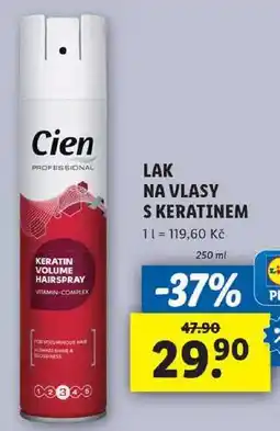Lidl LAK NA VLASY S KERATINEM, 250 ml nabídka