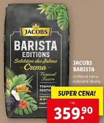 Lidl JACOBS BARISTA, 1 kg nabídka