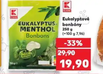 Kaufland Eukalyptové bonbóny nabídka