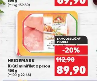 Kaufland Krůtí minifilet z prsou nabídka