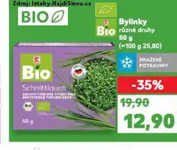 Kaufland Bio bylinky nabídka