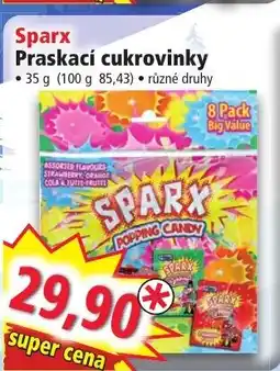 Norma Sparx Praskací cukrovinky nabídka