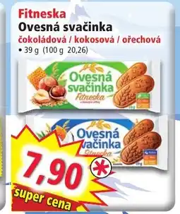 Norma Fitneska Ovesná svačinka čokoládová / kokosová / ořechová nabídka