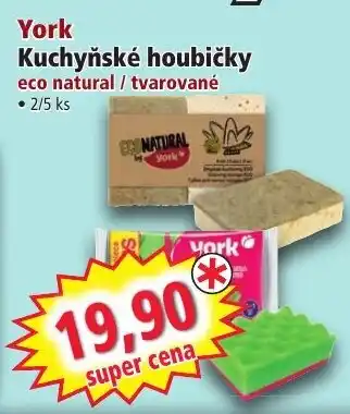 Norma York Kuchyňské houbičky eco natural / tvarované nabídka