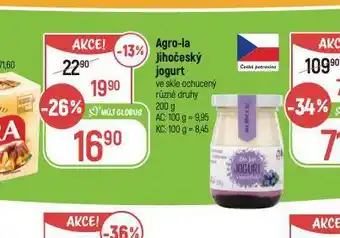 Globus Agro-la jihočeský jogurt nabídka