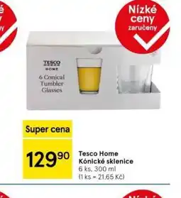 Tesco K=onické sklenice nabídka