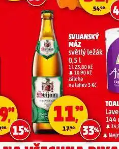 Penny Market Pivo svijanský máz nabídka