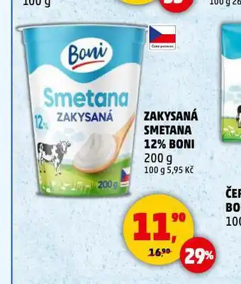 Penny Market Zakysaná smetana 12% boni nabídka