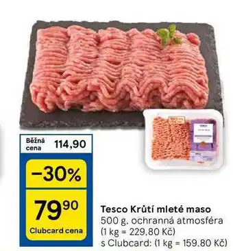 Tesco Tesco Krůtí mleté maso, 500 g, ochranná atmosféra nabídka