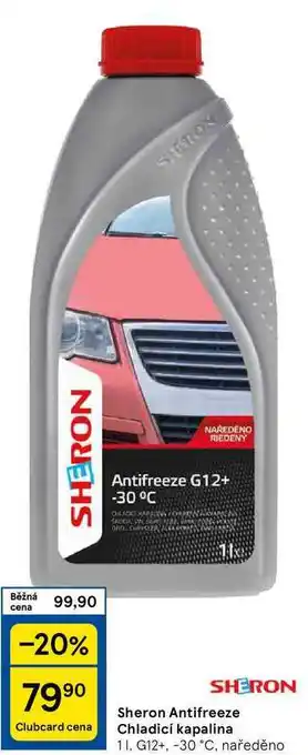 Tesco Sheron Antifreeze Chladicí kapalina, 1 l. G12+, -30 °C, naředěno nabídka