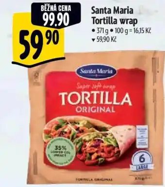 Albert Santa Maria Tortilla wrap nabídka