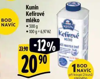 Albert Kunín Kefírové mléko 300 g nabídka