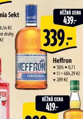 Albert Heffron 0,7 l nabídka