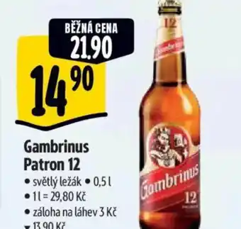 Albert Gambrinus Patron 12 nabídka