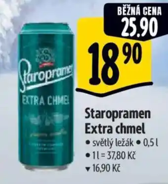 Albert Staropramen Extra chmel nabídka