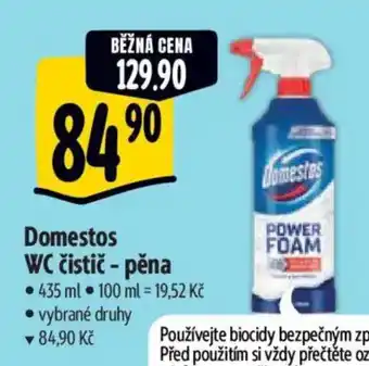 Albert Domestos WC čistič - pěna nabídka