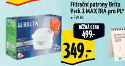 Albert Filtrační patrony Brita Pack 2 MAXTRA pro PL nabídka