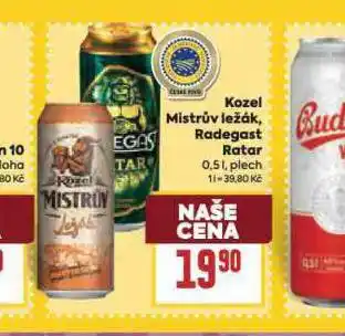 Billa Pivo radegast ratar nabídka