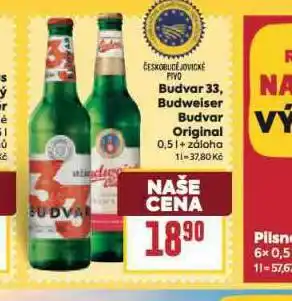 Billa Pivo budvar 33 nabídka