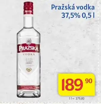 Kubík potraviny PRAŽSKÁ vodka 37.5% nabídka