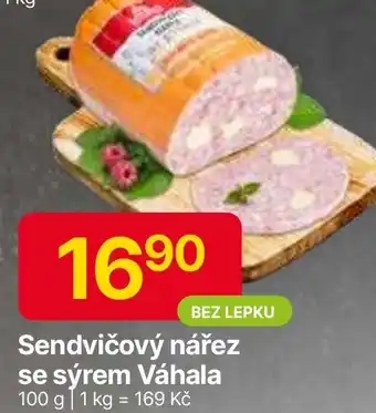 Hruška Sendvičový nářez se sýrem Váhala nabídka