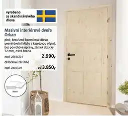 Bauhaus Masivní interiérové dveře Orkan nabídka