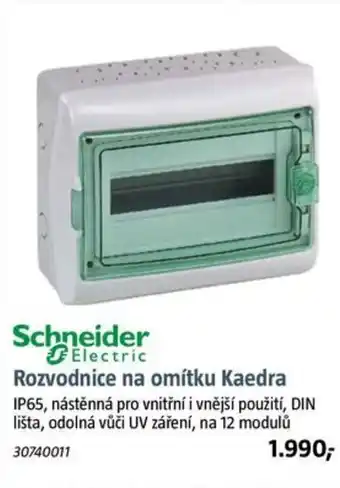 Bauhaus Schneider Electric Rozvodnice na omítku Kaedra nabídka