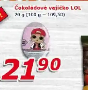 ESO MARKET Čokoládové vajíčko LOL nabídka