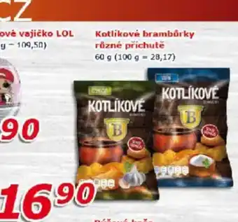 ESO MARKET Kotlíkové brambůrky různé příchutě nabídka