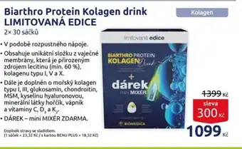 Benu Biarthro Protein Kolagen drink nabídka