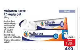 Benu Voltaren Forte 20 mg/g gel 180 g nabídka