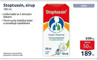 Benu Stoptussin, sirup nabídka