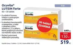 Benu OcuviteⓇ LUTEIN forte nabídka