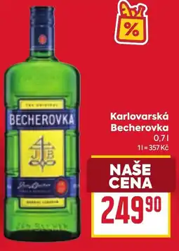 Billa Karlovarská Becherovka nabídka