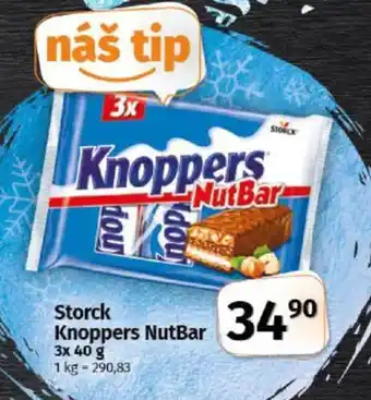 COOP TIP Storck Knoppers NutBar nabídka