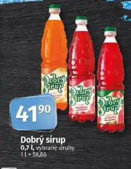 COOP TIP Dobrý sirup nabídka