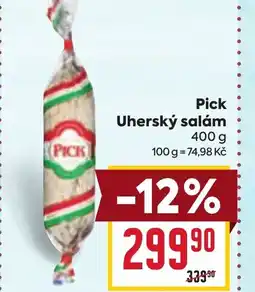 Billa Pick Uherský salám nabídka