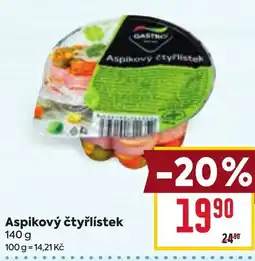 Billa Aspikový čtyřlístek nabídka