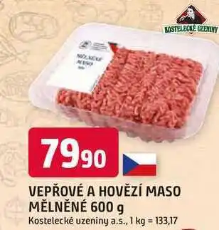 Trefa VEPŘOVÉ A HOVĚZÍ MASO MĚLNĚNÉ 600 g nabídka