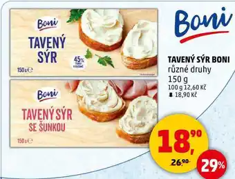 Penny Market TAVENÝ SÝR BONI různé druhy, 150 g nabídka