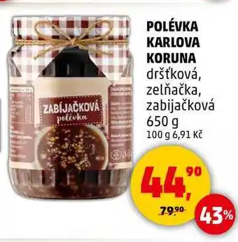 Penny Market POLÉVKA KARLOVA KORUNA dršťková, 650 g nabídka