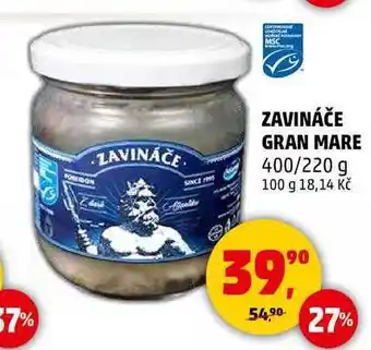 Penny Market ZAVINÁČE GRAN MARE, 400/220 g nabídka